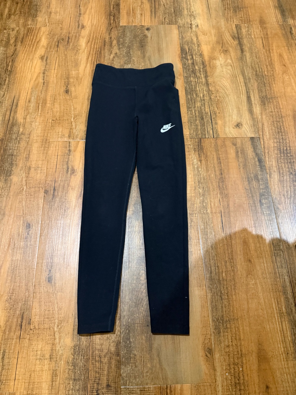 BOGO kids Nike Black Leggings with White Logo